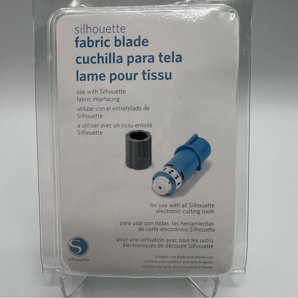 NIP Silhouette Fabric Blade Blue For Fabric Interfacing Cutting‎ Machines